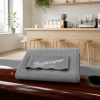 Kit de rechapage de table de billard gris moyen avec 6 bandes de rebord pré-découpées pour rail en bois