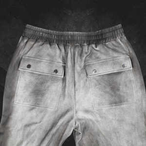 กางเกงผ้าฝ้ายเฮฟวี่เวทของผู้ชายกางเกงปักลายซักสกปรกซักได้ตามต้องการ2025 - Product Image 4