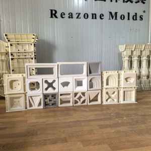 Moules à blocs de ventilation rectangulaires 2025, double face, nouveau design pour la décoration murale en pierre de ventilation 3D - Product Image 6