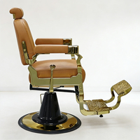 Fauteuil de Barbier Professionnel Relevable pour Salon de Coiffure et de Barbier, Idéal pour la Coiffure et le Rasage du Visage