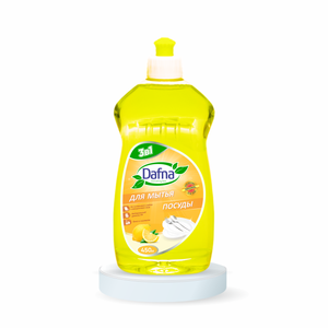 Liquide vaisselle concentré Kaplya Premium 450 ml au citron, formule écologique pour éliminer la graisse, vente en gros, exportation - Product Image 1