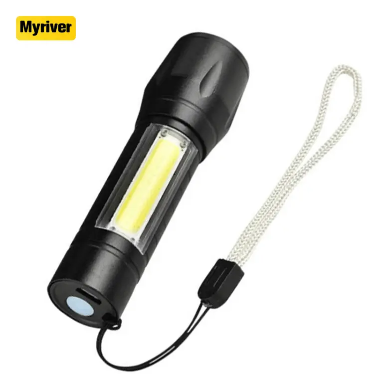 Myriver Led Adjustable Mini Flashlight Small For Kids Child Camping Cycling Hiking Emergency Usb Rechargeable Led Flashlight