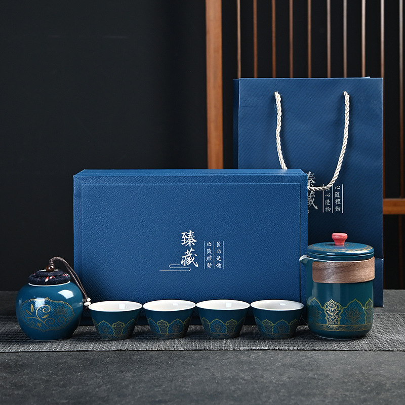 Classic charm gift box style-blue