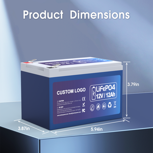 Ab stok 12v 7ah lityum iyon lifepo4 pil paketi şarj edilebilir derin döngüsü depolama aküsü UPS/güneş enerjisi sistemi - Product Image 1