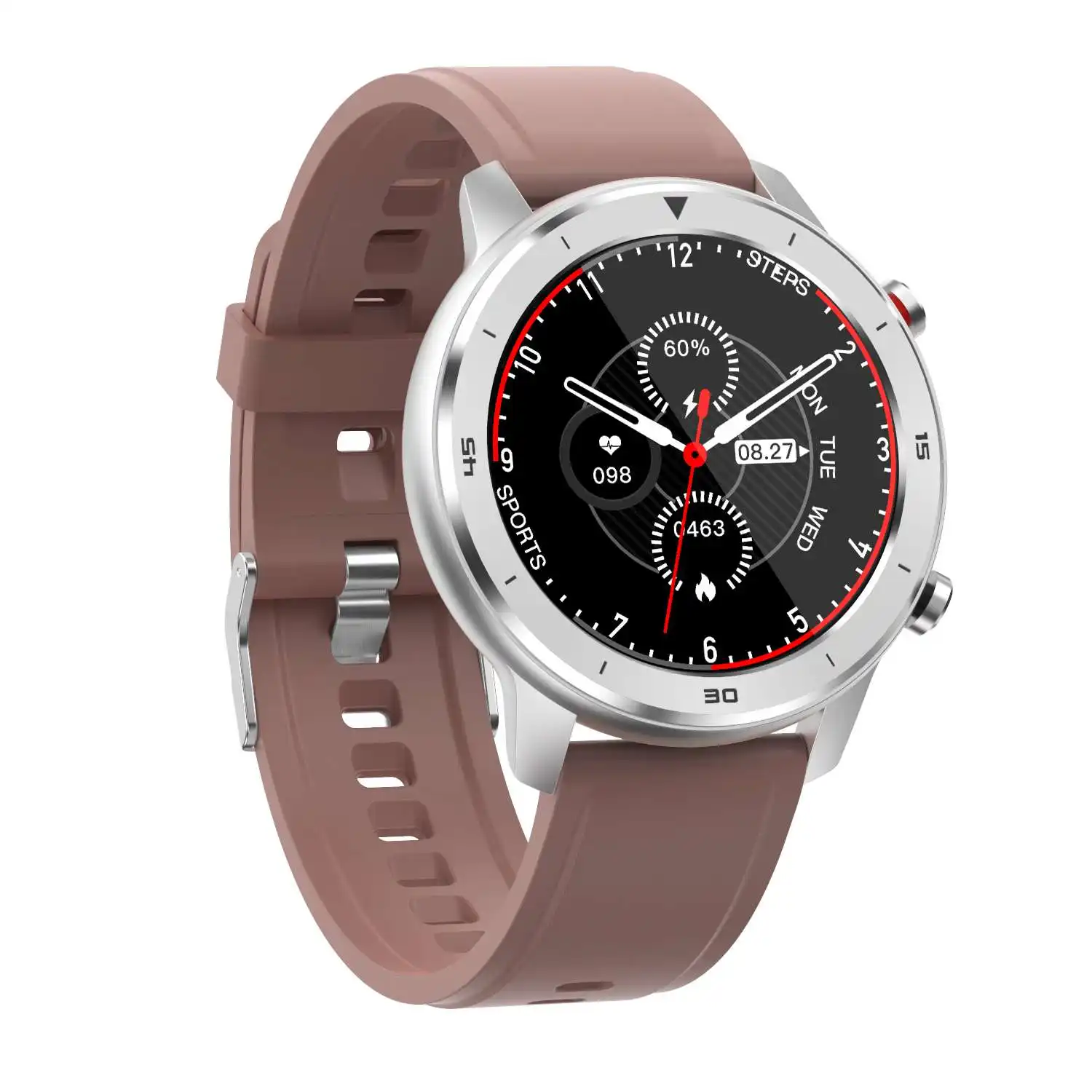 DT78นาฬิกาสมาร์ทสำหรับผู้ชาย IP68กันน้ำแบบเต็มหน้าจอสัมผัส Smartwatch ติดตามการออกกำลังกายสำหรับ Android IOS โทรศัพท์กีฬา