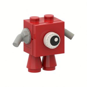 Juguete de Bloques de Construcción Digitales Cuadrados, Superventas Transfronterizo, 10 Figuras Deformables, Rompecabezas Ensamblable con Tarjeta y Gránulos - Product Image 6