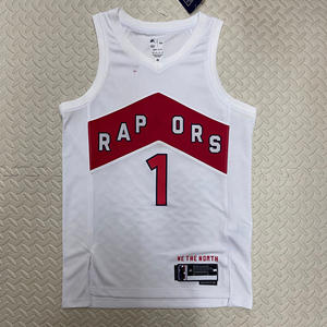 <span class=keywords><strong>Camiseta</strong></span> de <span class=keywords><strong>Baloncesto</strong></span> Personalizable de los Toronto <span class=keywords><strong>Raptors</strong></span>, Talla Americana y Canadiense, Local y Visitante, Transpirable y Absorbente de Sudor, Edición de Verano - Product Image 3