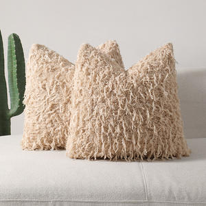 <span class=keywords><strong>Funda</strong></span> de Cojín Nórdica de Estilo Ins, Cuadrada, de Felpa Suave con <span class=keywords><strong>Plumas</strong></span>, para Sala de Estar, Sofá, Moderna, Venta al Por Mayor - Product Image 3