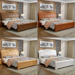 <span class=keywords><strong>Letto</strong></span> Matrimoniale in Legno Massello di Lusso 1,8m, Arredamento <span class=keywords><strong>Moderno</strong></span> Economico per <span class=keywords><strong>Camera</strong></span> <span class=keywords><strong>da</strong></span> <span class=keywords><strong>Letto</strong></span>, <span class=keywords><strong>Letto</strong></span> King Size 2m - Product Image 4