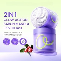 Gel Douche Exfoliant OEM Vanille Velours Glacé Parfumé à la Glycérine pour Hommes - Nettoyage en Profondeur, Contrôle du Sébum et Élimination des Résidus