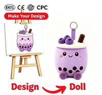 Porte-clés en peluche personnalisés certifiés EN71 CPC, avec logo et forme sur mesure, petits animaux en peluche, idéal pour anniversaire