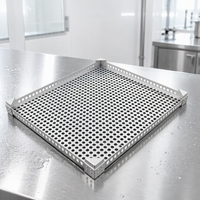 Aluminium vriesdroogbak voor commerciële voedselverwerkingsvriesdroogapparatuur, duurzaam en herbruikbaar.
