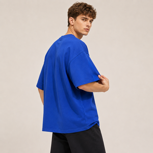 Fabricant de Conception Personnalisée OEM ODM, Impression en Gros de T-shirts Amples pour Hommes en Coton de 230 Grammes, Qualité Premium - Product Image 2