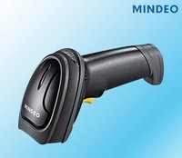 Lecteur de codes-barres portable pour supermarché Mindeo MD6600 Scan automatique bon marché Interface USB 1D et 2D