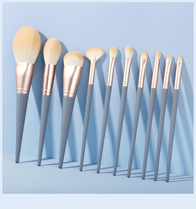 Ensemble <span class=keywords><strong>de</strong></span> 5 pinceaux <span class=keywords><strong>de</strong></span> maquillage pour le visage Blue Bridge, pinceaux pour poudre libre, fard à paupières, <span class=keywords><strong>fond</strong></span> <span class=keywords><strong>de</strong></span> <span class=keywords><strong>teint</strong></span>, super doux, ensemble complet en boîte - Product Image 5