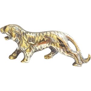 PARIJAT HANDICRAFT Statue décorative en laiton pour la maison moderne sculptée à la main Figurines d'animaux de la vie sauvage Sculptures artisanales pour - Product Image 4