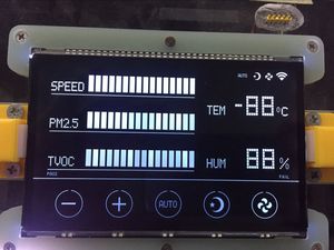 Odómetro de automóvil Pantalla LCD Modelo TN Velocímetro Dispositivo de detección ambiental Pantalla LCD montada en el automóvil - Product Image 5
