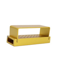 Boîte de désinfection pour porte-fraiseurs dentaires en diamant FG à 30 trous, autoclave, porte-fraiseurs en aluminium, outils dentaires