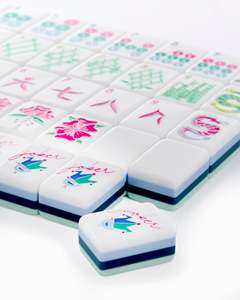 Nouvel ensemble de 160 tuiles de Mahjong américaines de luxe en acrylique gravé à 4 couches, vente en gros directe usine - Product Image 5