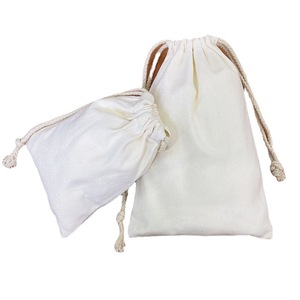 2700408 Low MOQ Custom Logo Large Cotton Canvas <b>Bag</b> Promotional Drawstring Gift Dust <b>Bag</b> for Shoes Hat Purse Clothing Packaging - Product Image 4