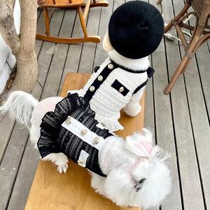 CHUUYU PET أفضل جودة بالجملة الصيف ملكة جمال العلامة التجارية الفاخرة أزياء صغيرة مصمم ملابس الحيوانات الأليفة الكلب - Product Image 2