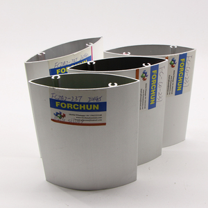 Quiebrasol ovalado Todo aluminio หลอดอลูมิเนียมรูปวงรี sunbreaker สำหรับ Colombia - Product Image 4