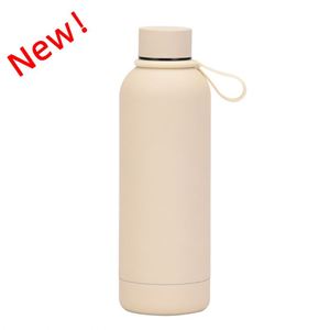Hot Sales 500Ml Double Wall Vacuum Water Bottle Customized Logo Stainless Steel Rubberized <b>Large</b> Insulated Thermal <b>Flask</b> - Product Image 5
