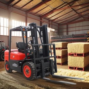 Fuente de alimentación manual de carretilla elevadora diésel <span class=keywords><strong>3t</strong></span> 3,5 T 4t nueva de fábrica con capacidad de carga de 2 toneladas para industrias agrícolas - Product Image 2