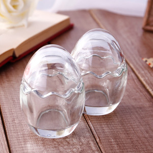 Cangkir kaca Yogurt 100ml 200ml, botol puding bentuk telur, wadah kaca untuk makanan penutup - Product Image 5