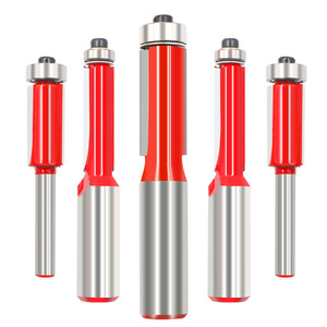 Carbide Tipped Router Bits With Bearing For Woodworking Machine Tools Z Trimming Blade - Product Image 1