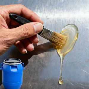 Tingkat peregangan tinggi lembut tidak lengket konten padat tinggi adhesi tinggi emulsi poliuretan Resin berbasis air - Product Image 1