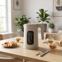 Bouilloire Électrique Sans Fil à Double Paroi en Verre 1,8 L 1500 W avec Contrôle de Température, Meilleure Vente sur le Marché Européen, pour Usage Domestique et Industriel