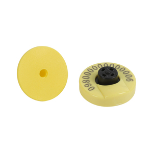 134.2khz Mini animale marchio auricolare del bestiame dimensione 30mm ha stampato il numero di identificazione per i singoli animali - Product Image 1