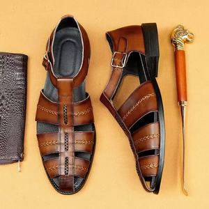 รองเท้าแตะหนังวัวชั้นหนึ่งสำหรับธุรกิจรองเท้าชายหาด - Product Image 2