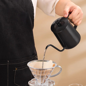 EU Hand Drip Coffee <b>Maker</b> Set with Borosilicate Glass Double Wall Cup Portable Barista Brewing Tools Eco-Friendly Design - Product Image 3