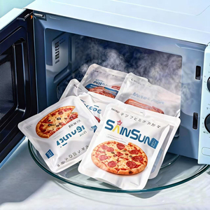 ถุงอุ่นอาหารแช่แข็งสำหรับพาสต้าและข้าว ใช้สำหรับเกี๊ยวและอาหารว่างแบบอุ่นได้ ใช้กับไมโครเวฟได้ ปรุงอาหารได้รวดเร็ว - Product Image 2