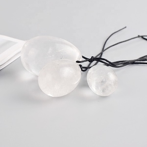 Bulk 3 In 1 Naturstein Yoni Ei für sexy <span class=keywords><strong>Kegel</strong></span> Übung gebohrte Jade Eier zum Festziehen der Virginia Crystal Stones Yoni Ei - Product Image 3