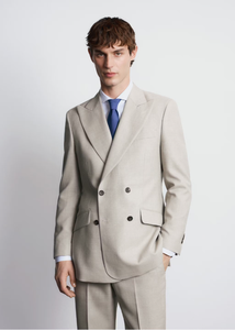 Nuova Collezione Traspirante di Alta Qualità, <span class=keywords><strong>Abito</strong></span> <span class=keywords><strong>Marrone</strong></span> <span class=keywords><strong>Doppiopetto</strong></span> alla Moda, Vestito Slim Fit Color Tortora per Feste, <span class=keywords><strong>Abito</strong></span> da Uomo Personalizzabile con Logo OEM - Product Image 3