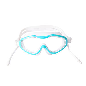 แว่นตาว่ายน้ำกรอบใหญ่สำหรับเด็ก ความคมชัดสูง โปร่งใส กันน้ำ ป้องกันฝ้า พร้อมที่อุดหูในตัว แว่นตาว่ายน้ำ - Product Image 2