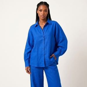 <span class=keywords><strong>Camicia</strong></span> in <span class=keywords><strong>Lino</strong></span> da <span class=keywords><strong>Donna</strong></span> all'Ingrosso, con Bottoni, Maniche Lunghe, Vestibilità Ampia e Comoda, Stile Casual da Ufficio, Top Blusa in <span class=keywords><strong>Lino</strong></span> da <span class=keywords><strong>Donna</strong></span> - Product Image 1
