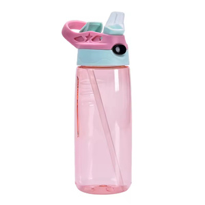 501-600ml Outdoor Sport Water <b>Bottle</b> with <b>Straw</b> Custom Student Kids Plastic Drinkware Direct Wholesale for Gym Use - Product Image 3