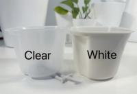 Pots et jardinières auto-arrosants de 23 cm (9 pouces) avec pot intérieur transparent et indicateur d'eau
