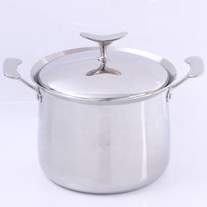 Casserole à large bord d'usine OEM Marmite à induction Marmite à soupe 3 plis Marmite à trois plis en acier inoxydable 304 - Product Image 6