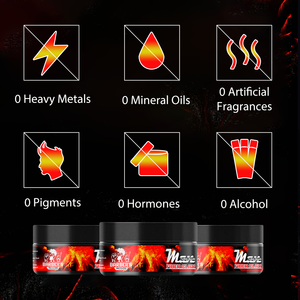 米国AU EU市場用バーバーサロン用クダーヘアワックスロングラスティングとストロングホールドヘアファイバークレイワックス - Product Image 3