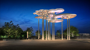 โครงการออกแบบไฟตกแต่งภูมิทัศน์สวนสาธารณะริมทะเลสาบในเมือง ไฟสวนกลางคืน ไฟตกแต่งภายนอกอาคาร บริการออกแบบครบวงจร - Product Image 4