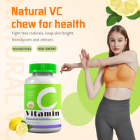 Comprimés à croquer à la vitamine C OEM Supplémentation nutritionnelle quotidienne Antioxydant Soutien immunitaire Adulte