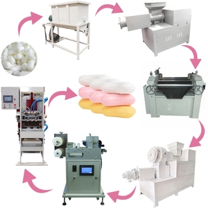 Nouvelle ligne de fabrication de savon en acier inoxydable 1000-2000 kg/h avec PLC et moteur, conception sanitaire pour la production automatique de savon à la glycérine - Product Image 2