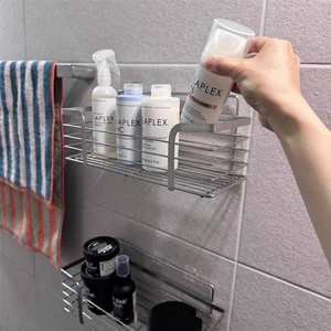 Zinc Alloy <b>Corner</b> Modern Hotel Bathroom Rack Punch-Free Toilet Soap Storage Rack <b>Standing</b> Countertop - Product Image 3