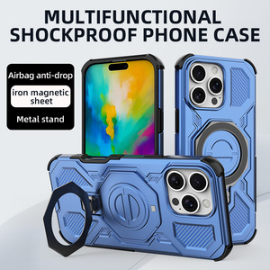 Ốp lưng điện thoại chắc chắn Heavy Duty Defender dành cho <span class=keywords><strong>iPhone</strong></span> 17 16 15 14 13 Pro Air Max, chống sốc, bảo vệ toàn diện, có chân đế - Product Image 2