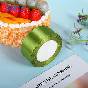 Üretici toptan özel logo baskılı renkli hediye saten kurdele rulo kadife grogren şerit hediye kutusu ambalaj için - Product Image 4